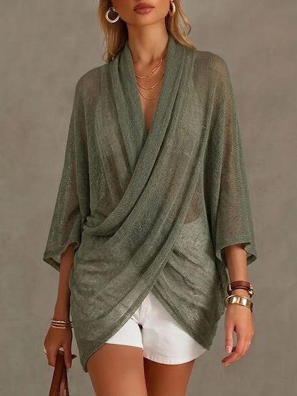 Loose, Cozy, And Lightweight Knitted Top