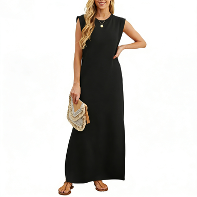 Casual Loose Split Wrinkle-Free Maxi Dress