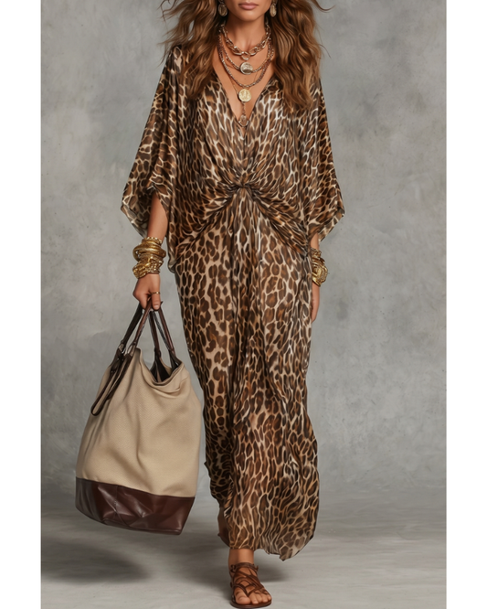 Wild elegance drape – Maxi dress