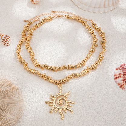Eight-pointed Star Pendant Necklace