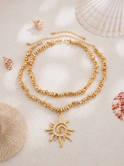 Eight-pointed Star Pendant Necklace