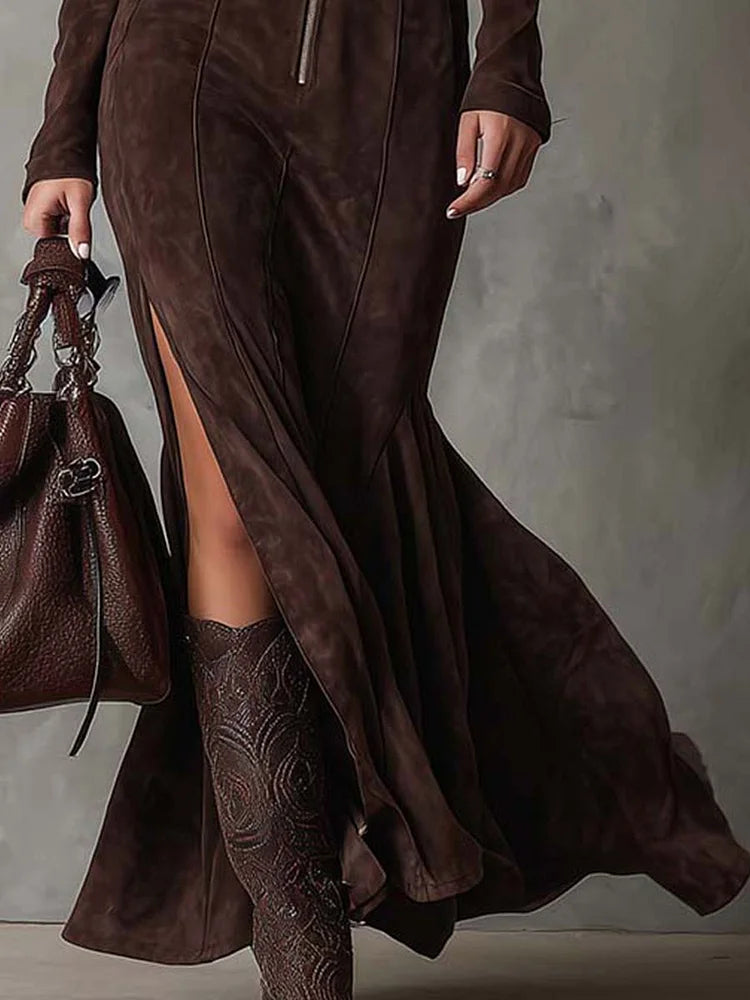 Vintage-style long dress