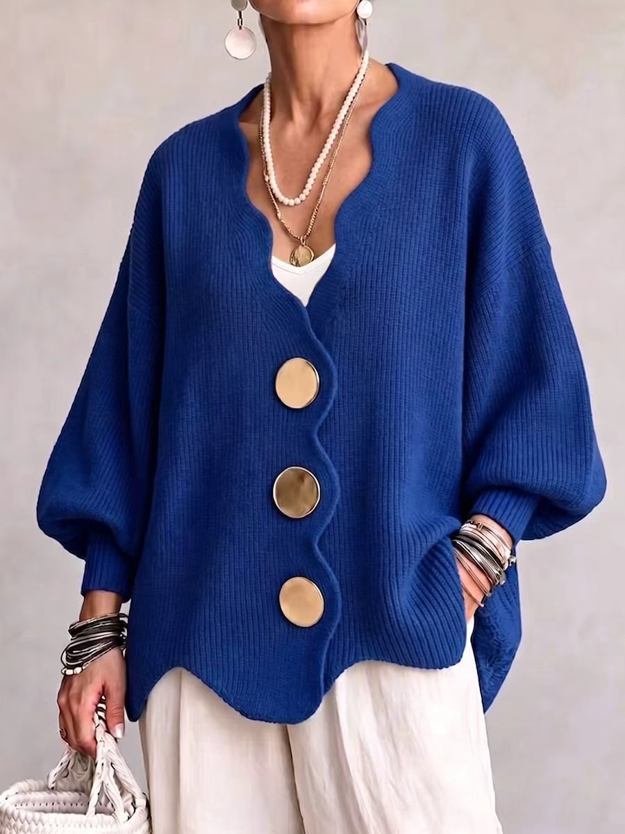 Everyday Button Front Cardigan Sweater