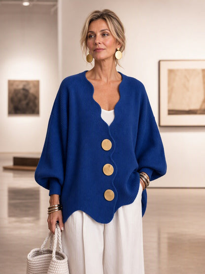 Everyday Button Front Cardigan Sweater