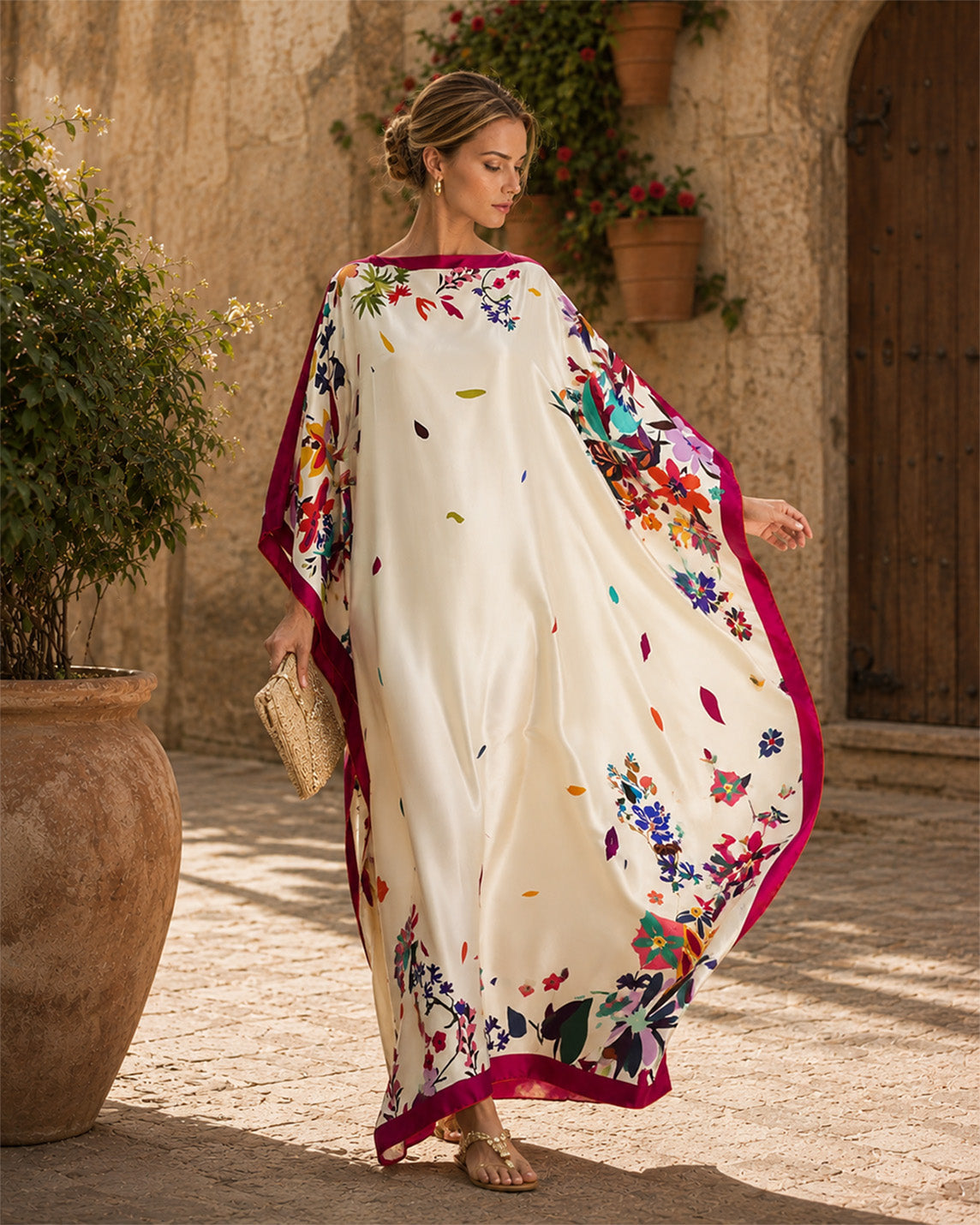 Fiora Garden Maxi Kaftan