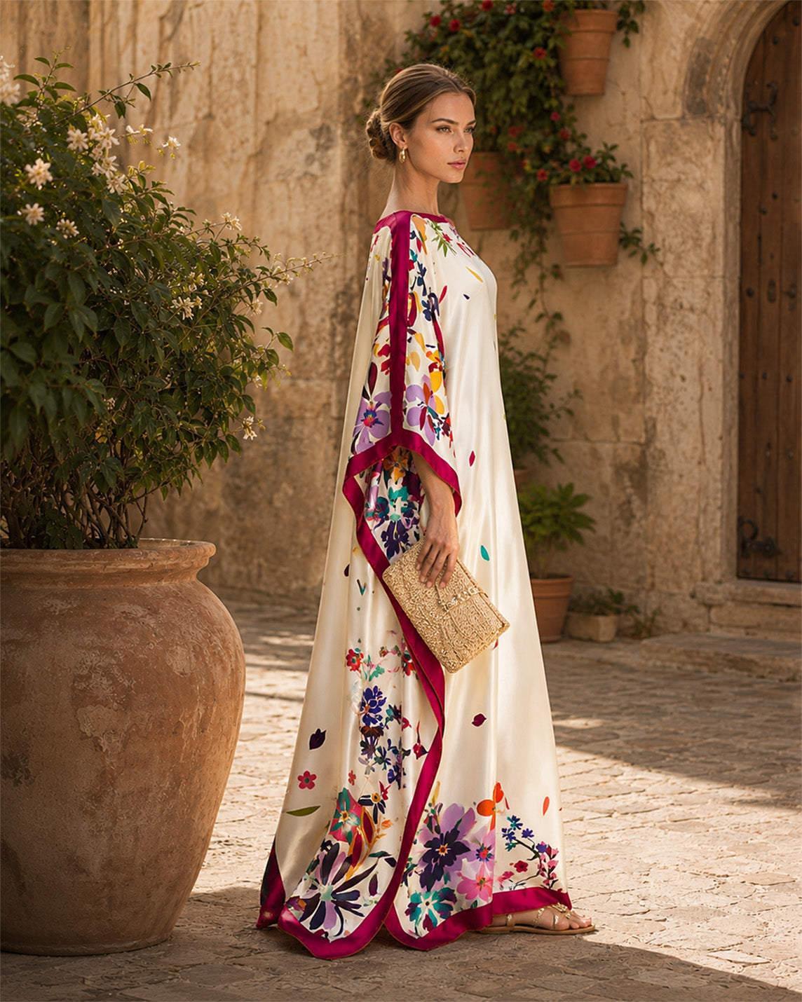 Fiora Garden Maxi Kaftan