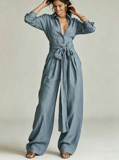 Stylish, Casual, Loose-Fit Matching Set