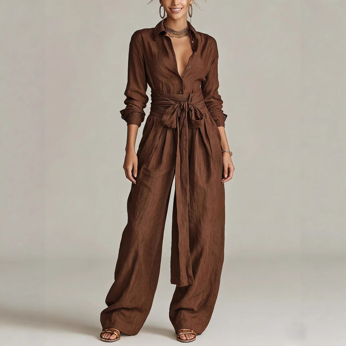 Stylish, Casual, Loose-Fit Matching Set