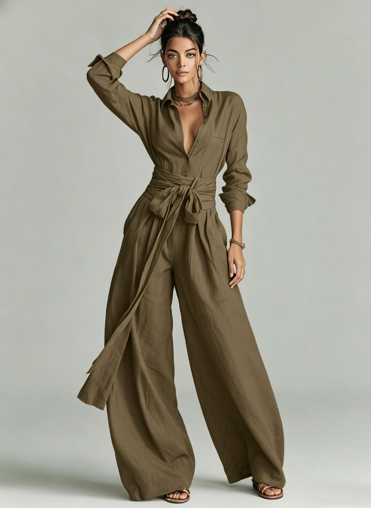 Stylish, Casual, Loose-Fit Matching Set