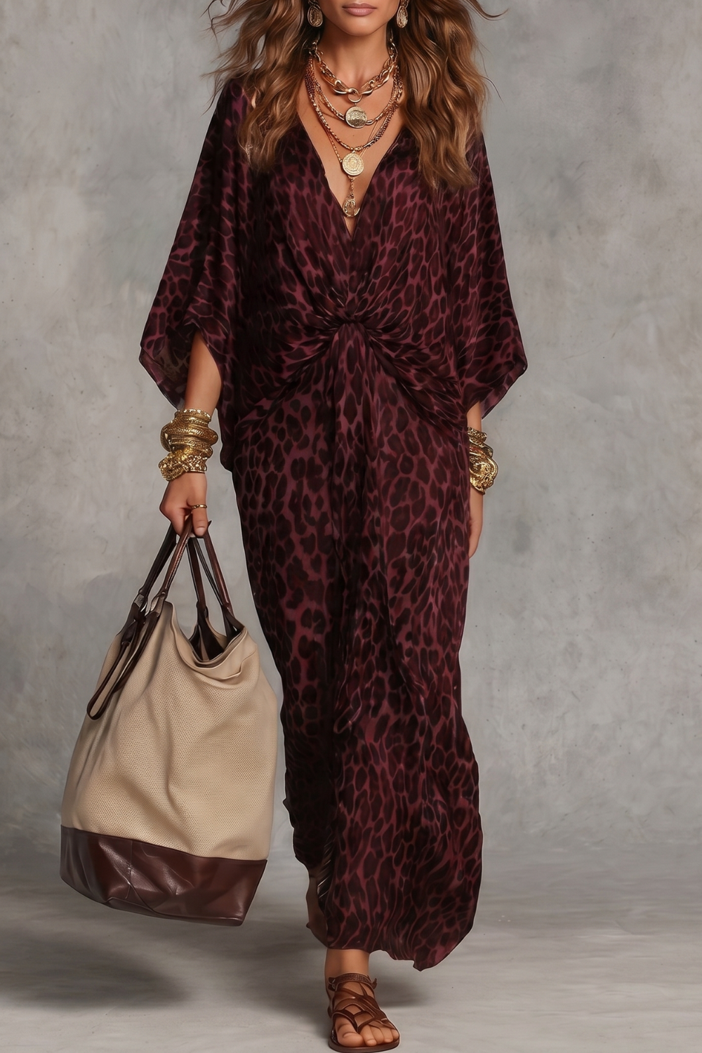 Savaréa – Wild elegance drape – Maxi dress-10908686516567-OLVIA ROSE LONDON
