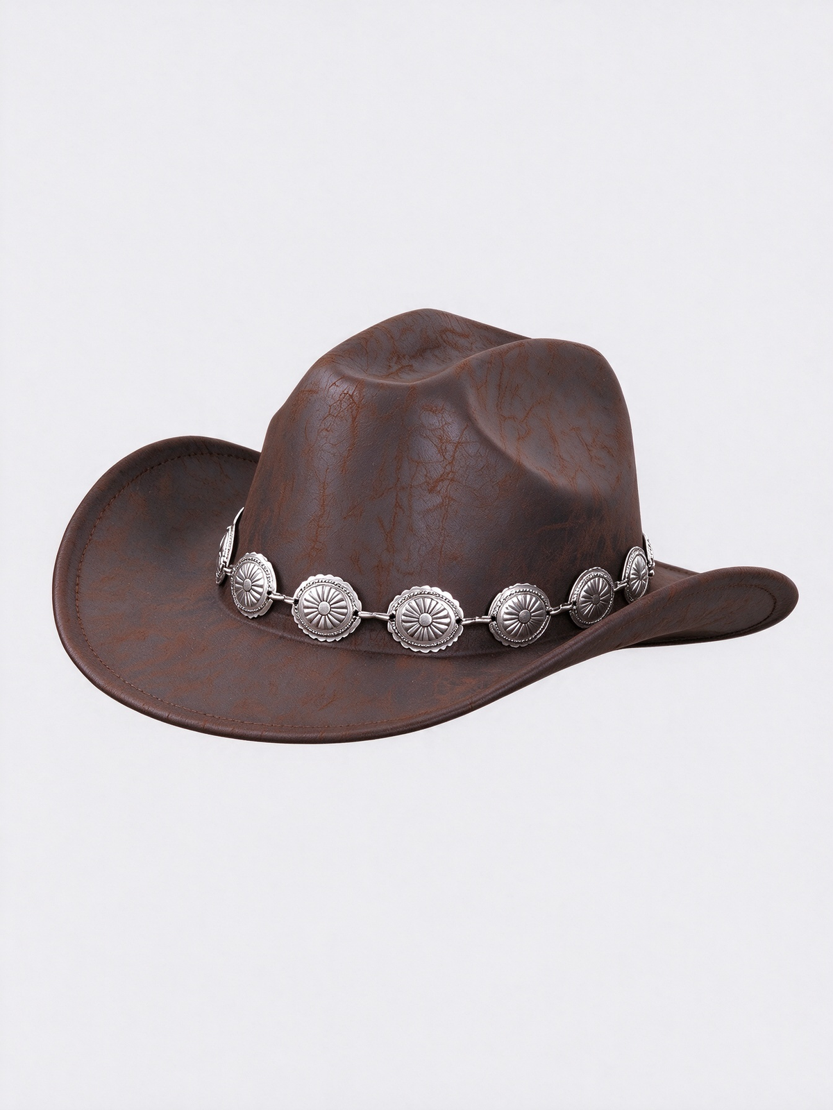 Vintage Hat With Metal Filigree Detailing