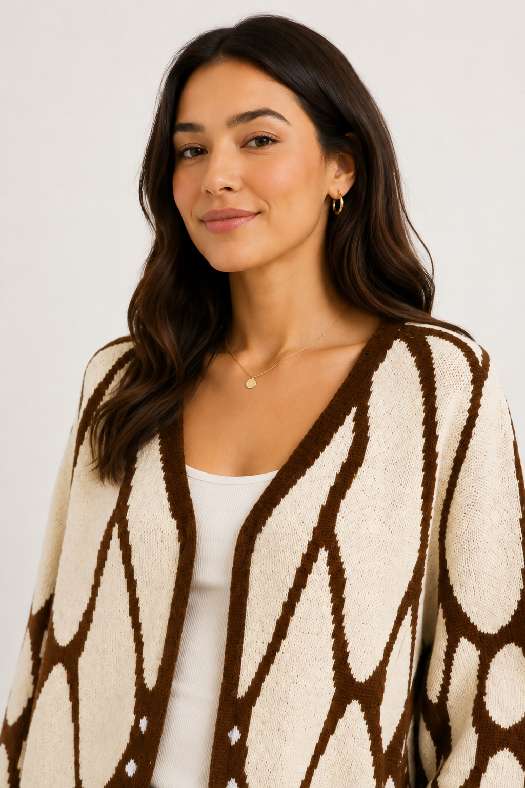Monarch Butterfly Wing Knit Cardigan